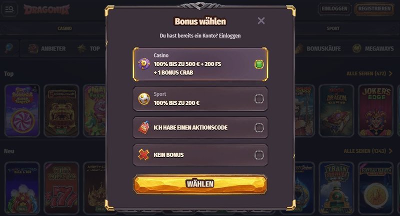 Image: Le Dragonia Casino En Ligne : Des Bonus Sans Dépôt pour les Joueurs Francophones
